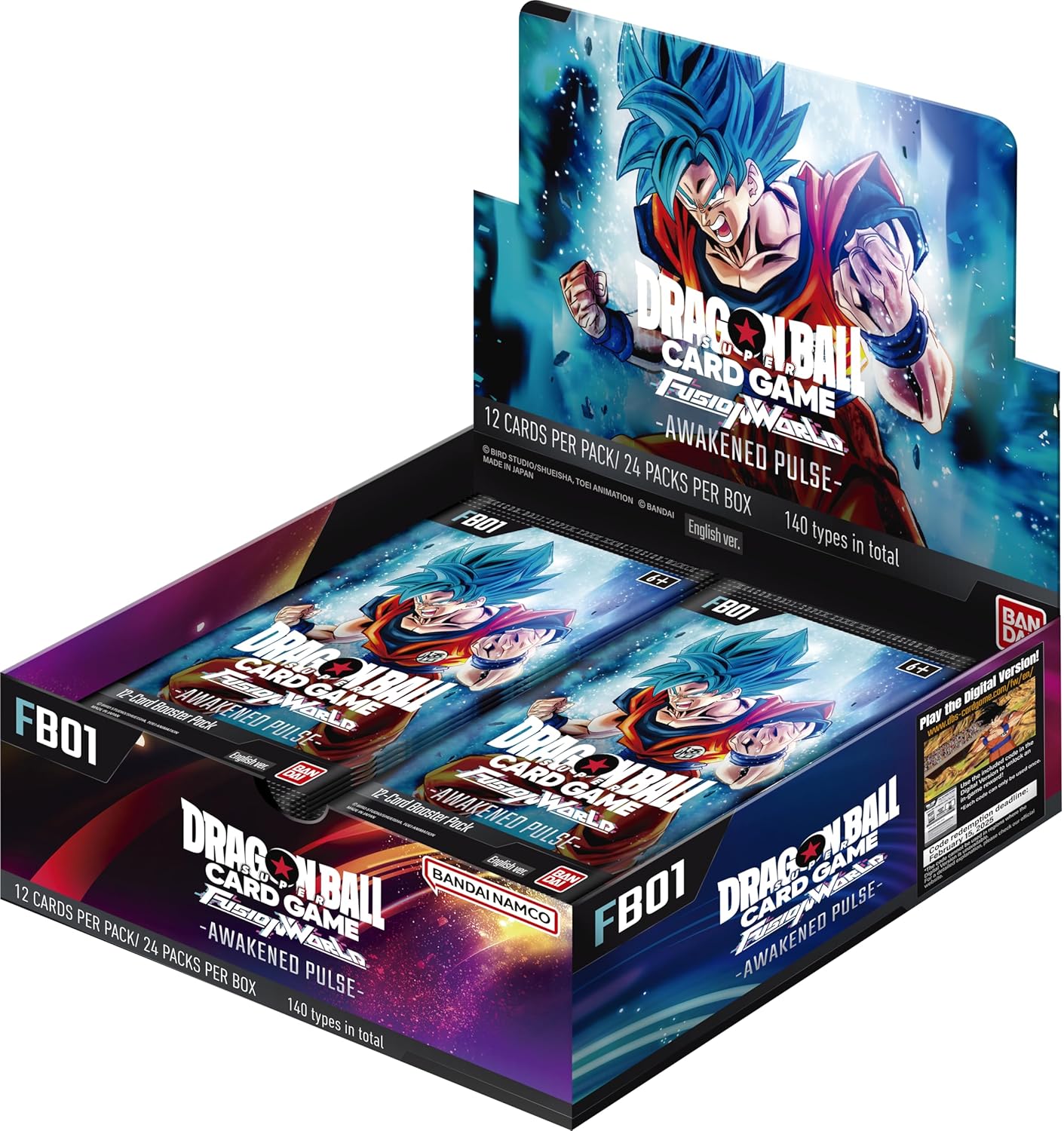 DRAGON BALL SUPER FB01 - FUSION WORLD AWAKENED PULSE - BOOSTER BOX