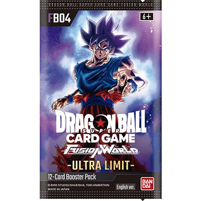 DRAGON BALL SUPER FB04 - FUSION WORLD ULTRA LIMIT - BOOSTER PACK