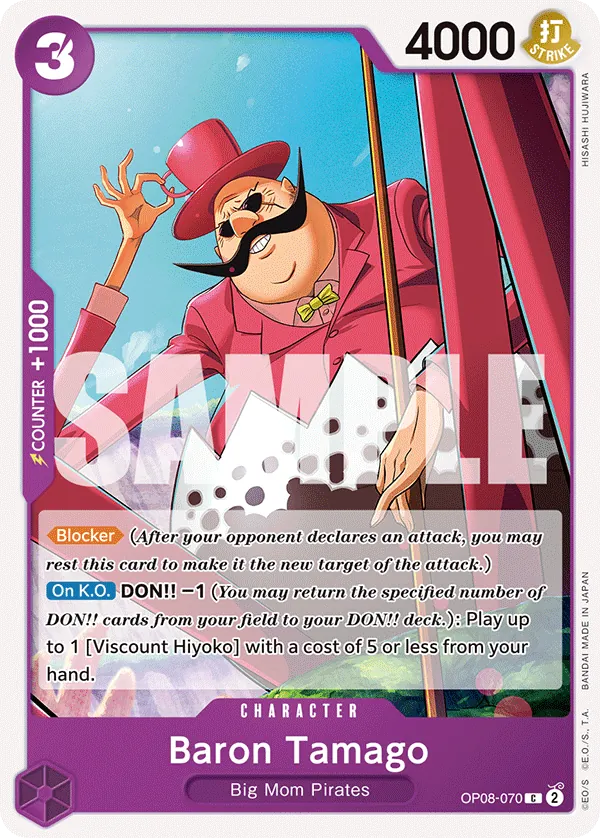 Baron Tamago - OP08-070 - Common