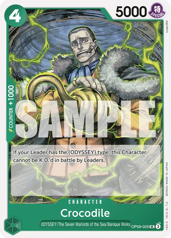 Crocodile - OP09-025 - Uncommon