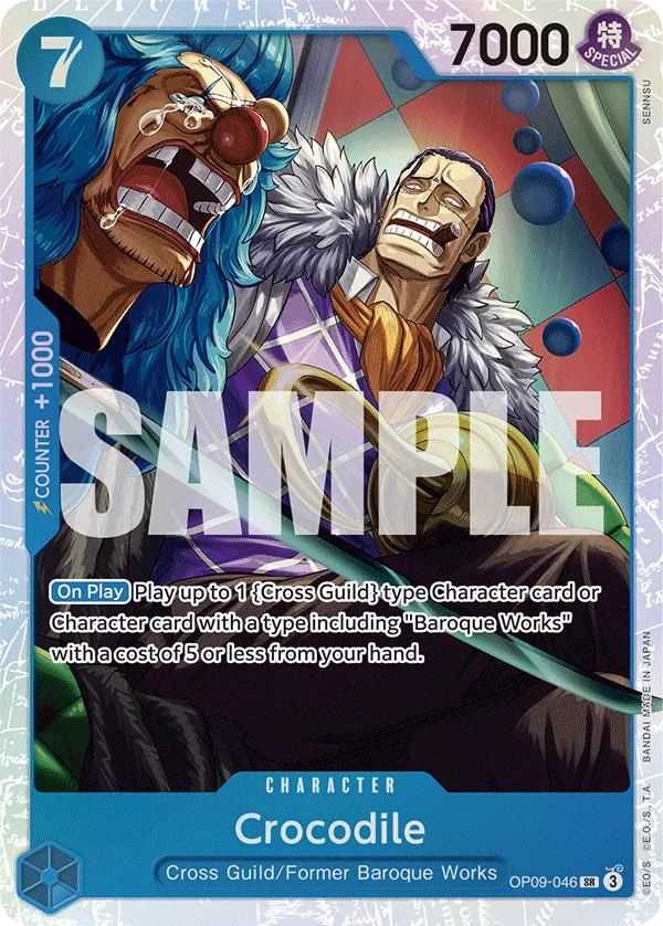 Crocodile - OP09-046 - Super Rare