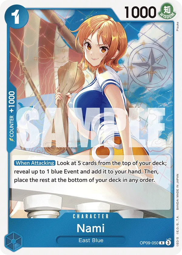 Nami - OP09-050 - Rare