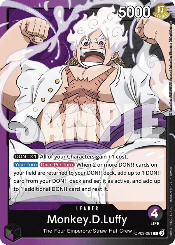 Monkey.D.Luffy - OP09-061 - Leader