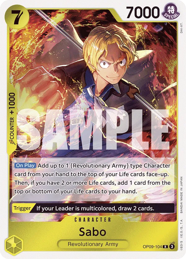 Sabo - OP09-104 - Rare