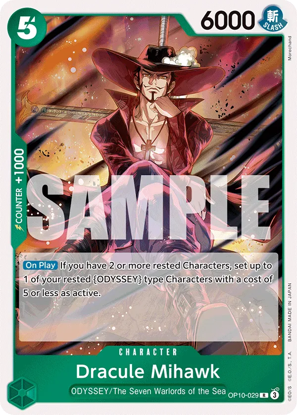 Dracule Mihawk - OP10-029 - Rare