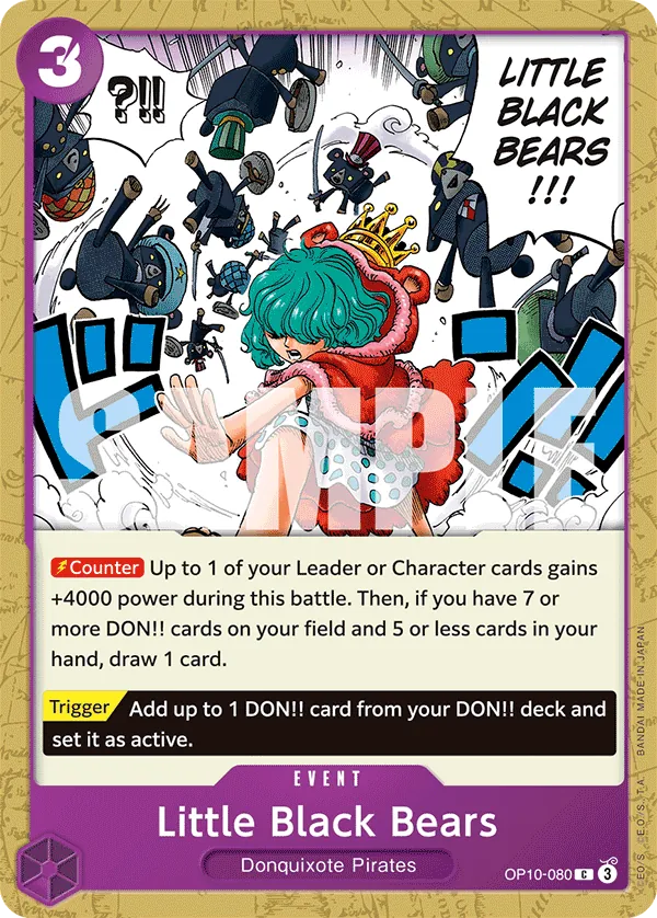 Little Black Bears - OP10-080 - Common