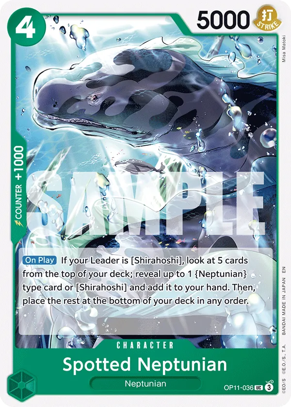 Spotted Neptunian - OP11-036 - Uncommon