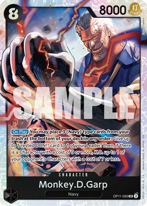 Monkey.D.Garp - OP11-095 - Super Rare