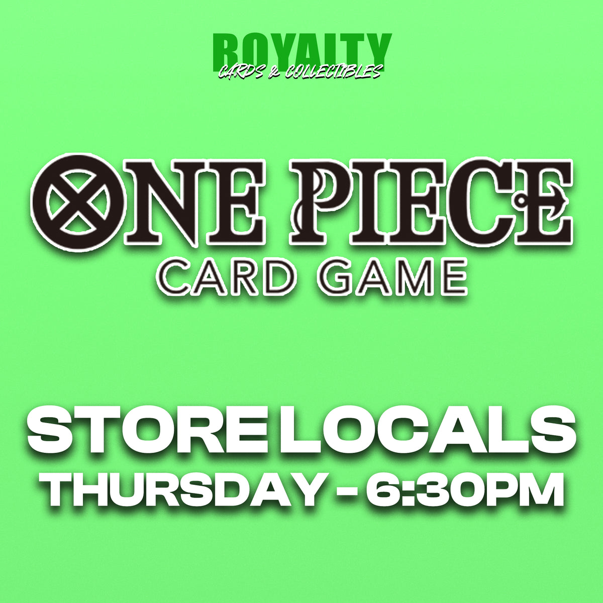 ONE PIECE LOCALS - THURSDAY