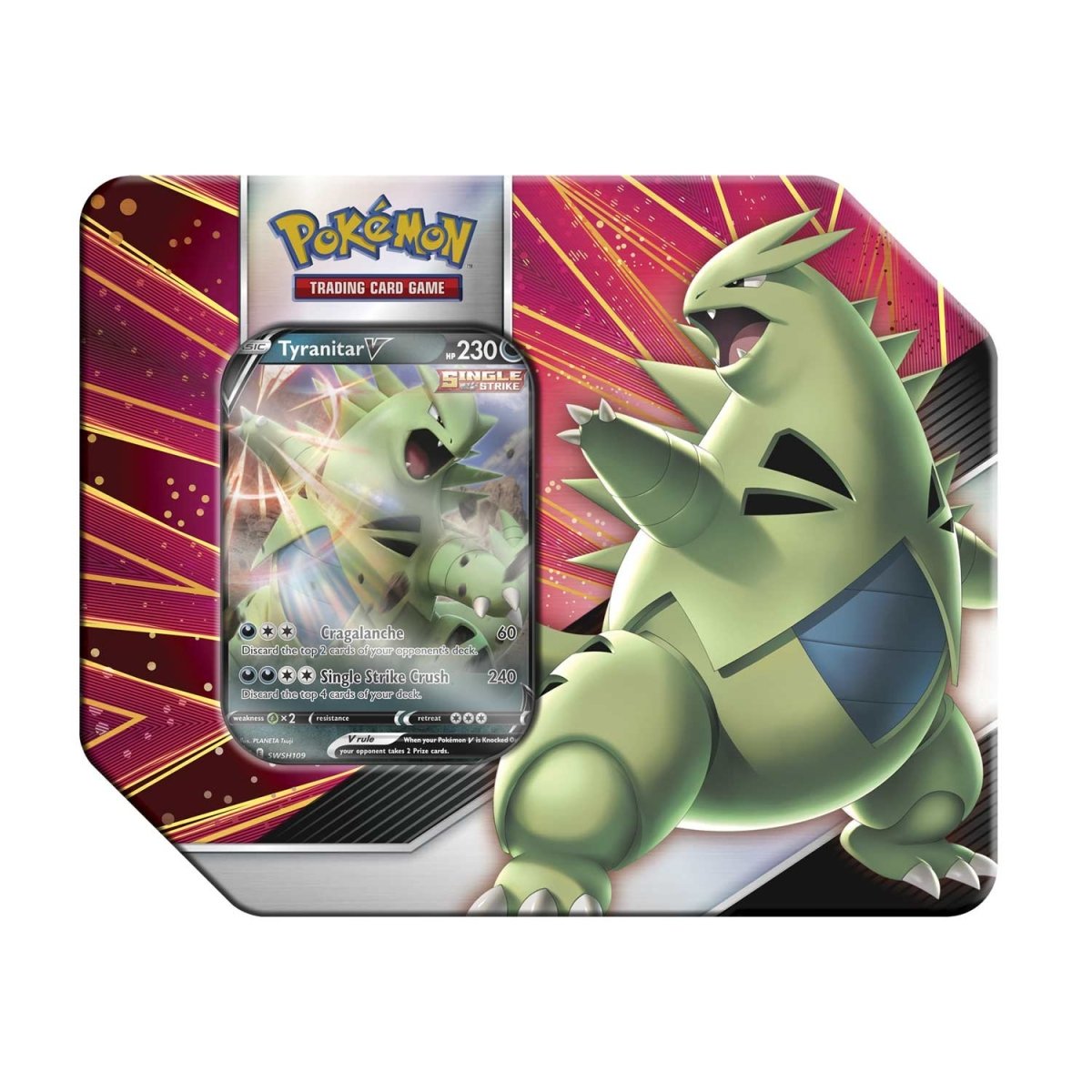 V Strikers Tin (Tyranitar V)