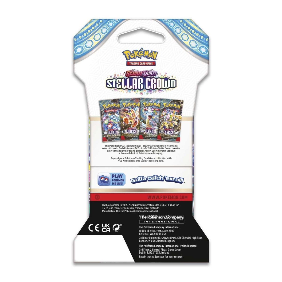 Pokemon - Stellar Crown - Sleeved Booster Pack