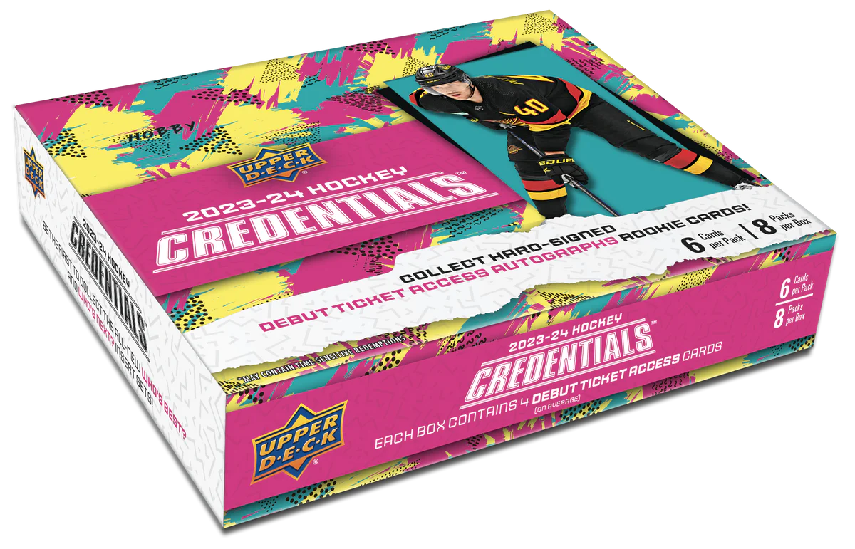 2023-24 Upper Deck Credentials Hockey Hobby Box