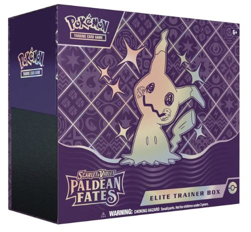 Pokemon Scarlet And Violet Paldean Fates Elite Trainer Box