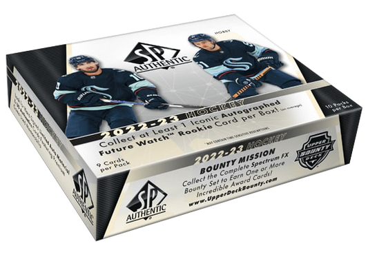 2022-23 Upper Deck SP Authentic Hockey Hobby Box