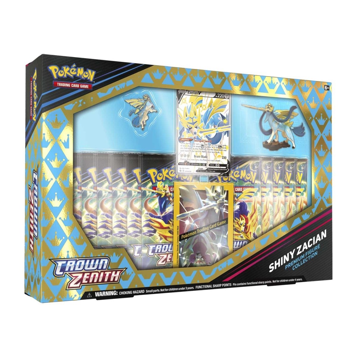 The Pokémon TCG: Crown Zenith Premium Figure Collection—Shiny Zacian