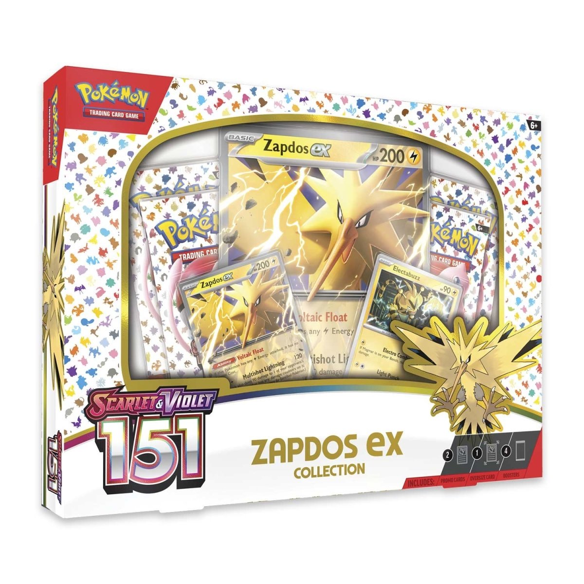 The Pokémon TCG: Scarlet & Violet—151 Collection Zapdos ex