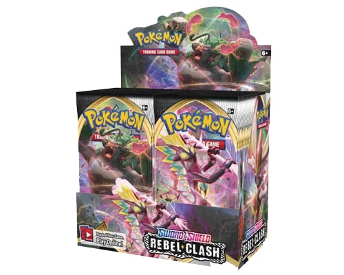 POKEMON SWORD AND SHIELD REBEL CLASH BOOSTER BOX