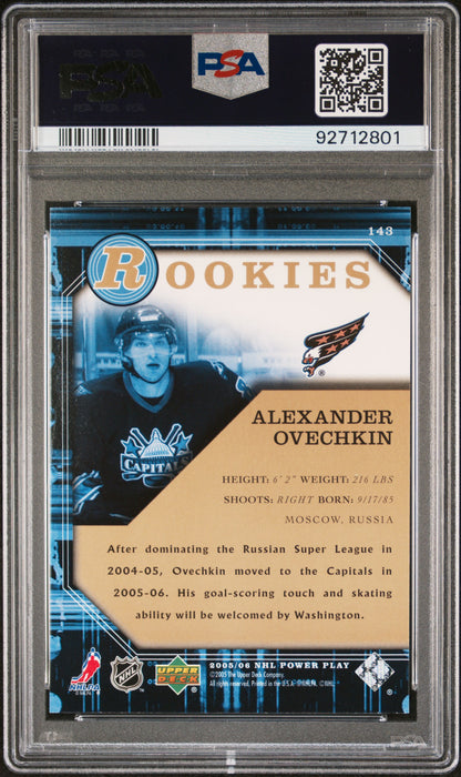 2005 Upper Deck Power Play Alexander Ovechkin PSA 10