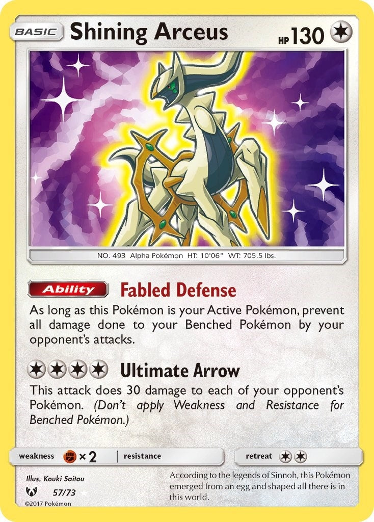 Image for Shining Arceus (57/73) (SHL) - Pokemon