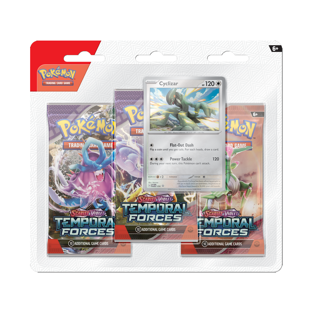 Pokemon - Temporal Forces - 3 Pack Blister - Cyclizar