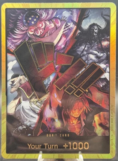 DON!! Card (Alternate Art) (The Four Emperors) (Gold) (OP17)