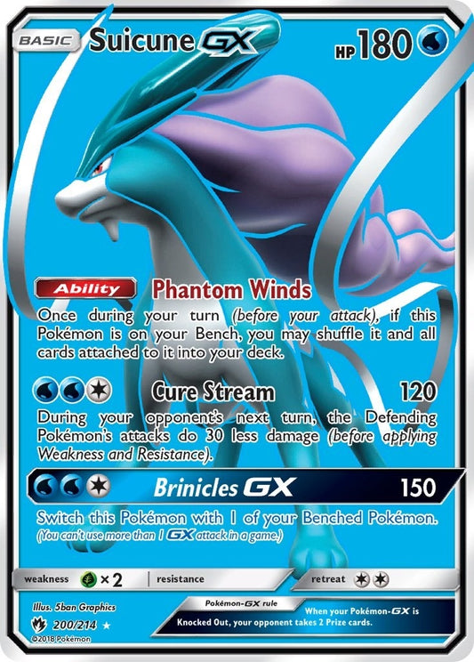 Image for Suicune GX (Full Art) (200/214) (SM8) - Pokemon