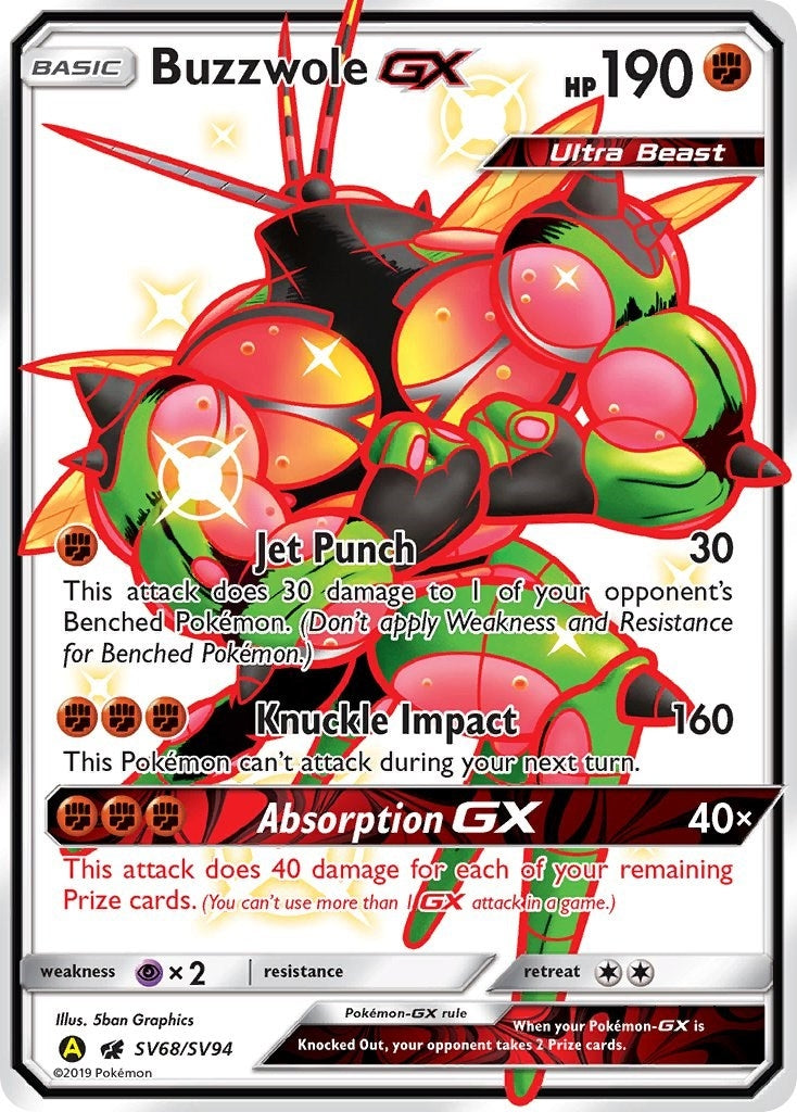 Image for Buzzwole GX (SV68/SV94) (HIF:SV) - Pokemon
