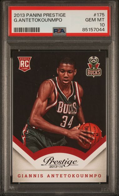 2013 Panini Prestige Giannis Antetokounmpo PSA 10