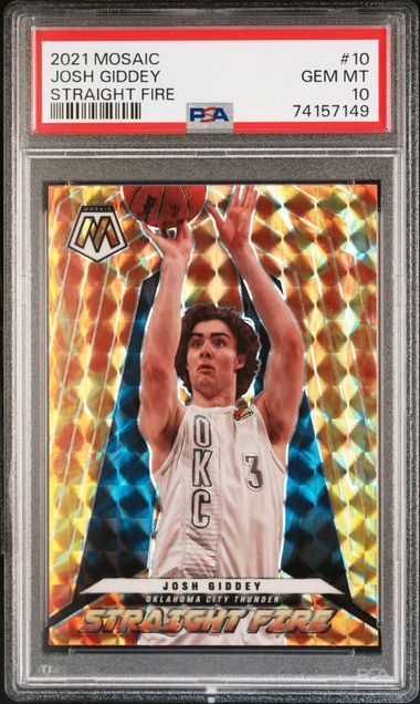 2021 Mosaic Josh Giddey PSA 10