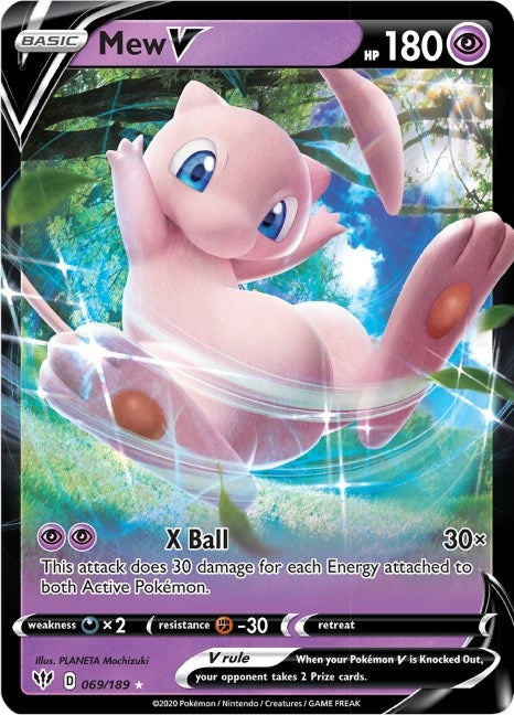 Image for Mew V (069/189) (SWSH03) - Pokemon