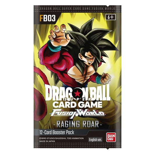 DRAGON BALL SUPER FB03 - FUSION WORLD RAGING ROAR - BOOSTER PACK