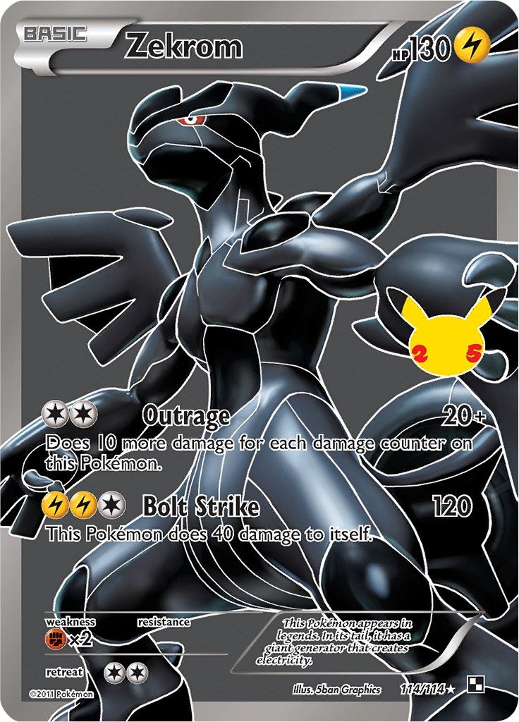 Image for Zekrom (114/114) - Pokemon