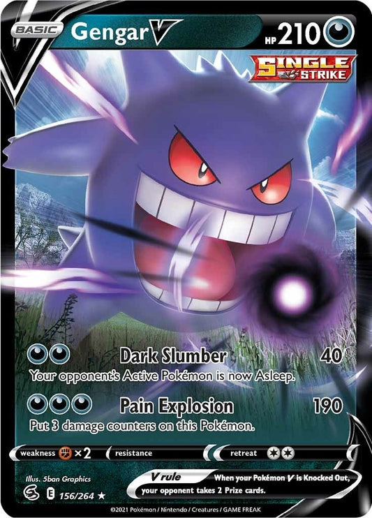 Image for Gengar V (156/264) (SWSH08) - Pokemon