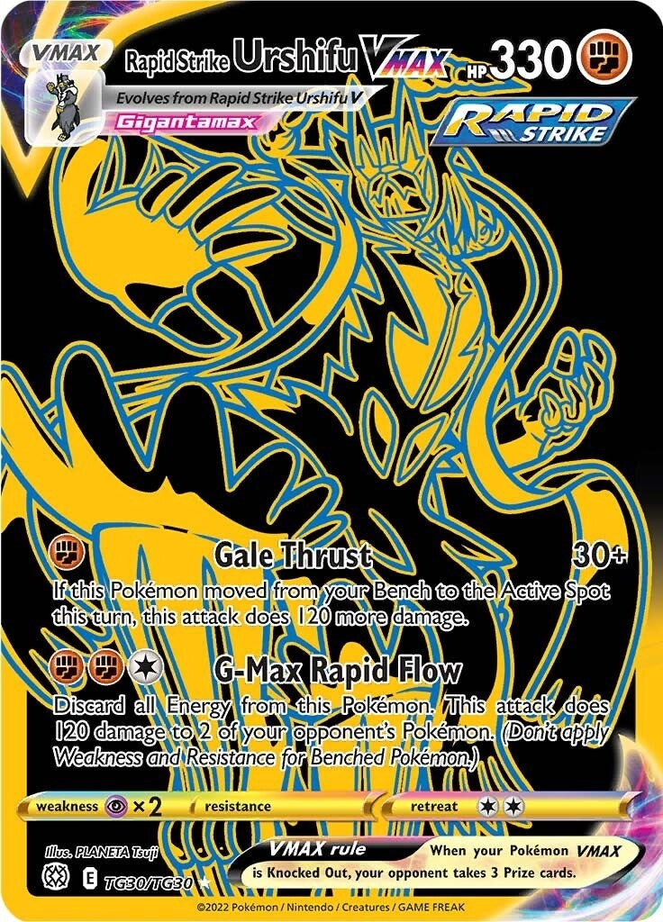 Image for Rapid Strike Urshifu VMAX (Secret) (TG30/TG30) (SWSH09:TG) - Pokemon