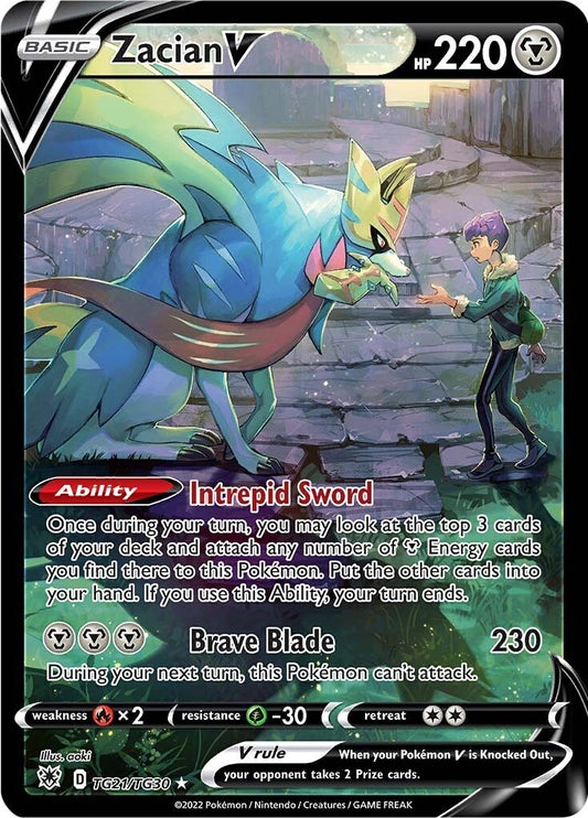 Image for Zacian V (TG21/TG30) (SWSH10:TG) - Pokemon