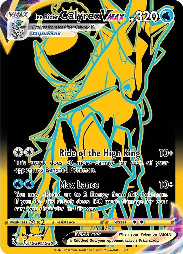 Image for Ice Rider Calyrex VMAX (Secret) (TG29/TG30) (SWSH10:TG) - Pokemon