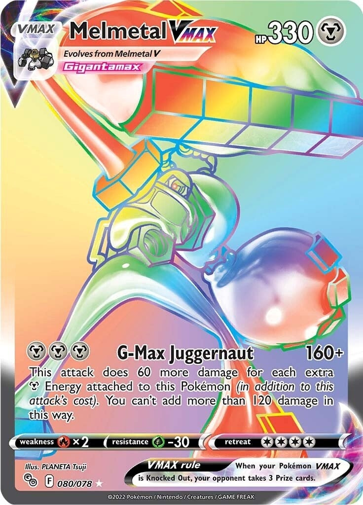 Image for Melmetal VMAX (Secret) (080/078) (PGO) - Pokemon