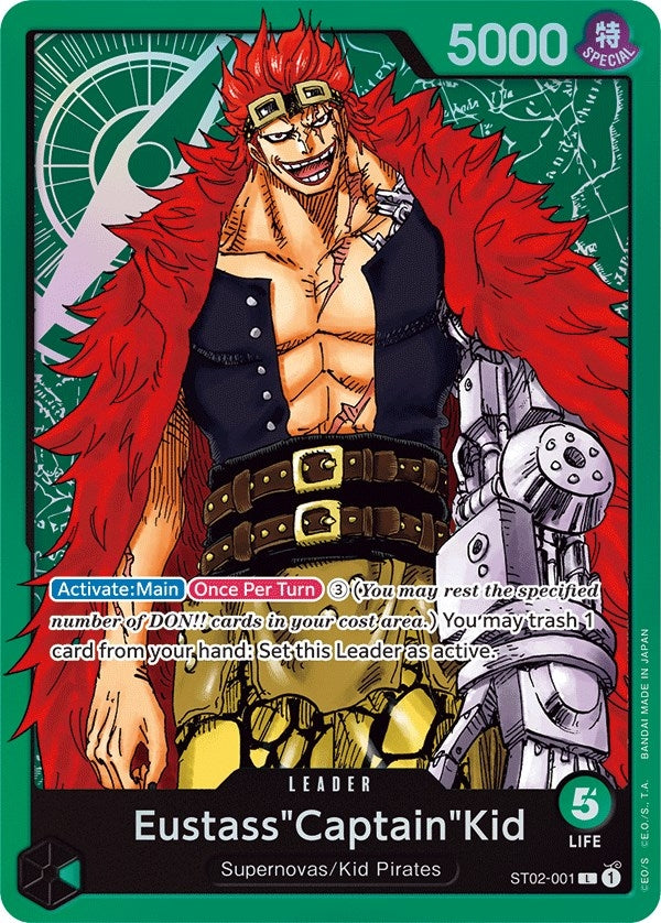 Image for Eustass"Captain"Kid (001) (ST02-001) (ST-02) - One Piece Card Game