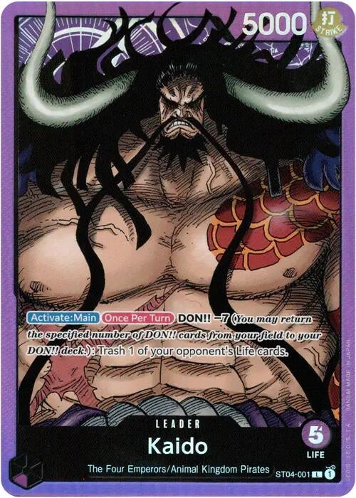 Image for Kaido (001) (ST04-001) (ST-04) - One Piece Card Game