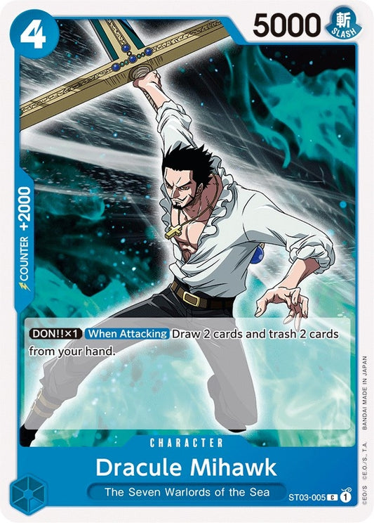 Image for Dracule Mihawk (ST03-005) (ST-03) - One Piece Card Game