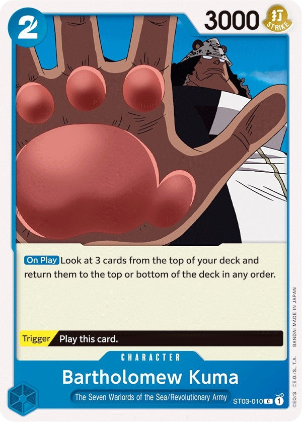 Image for Bartholomew Kuma (ST03-010) (ST-03) - One Piece Card Game