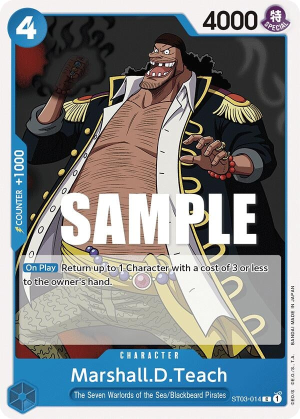 Image for Marshall.D.Teach (ST03-014) (ST-03) - One Piece Card Game