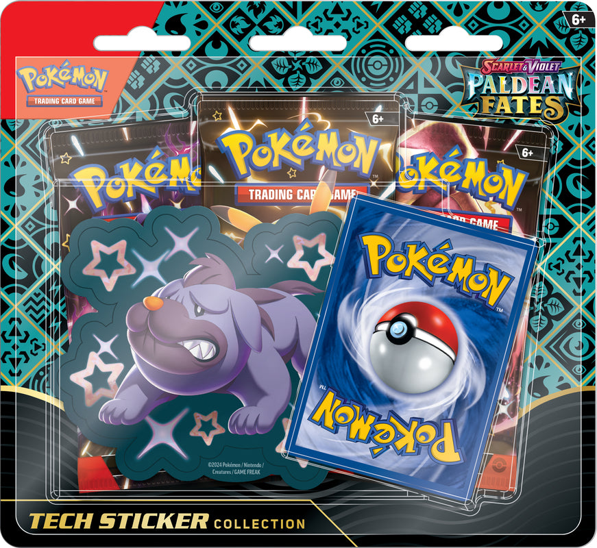 Pokemon - Paldean Fates Tech Sticker Collection [Maschiff]