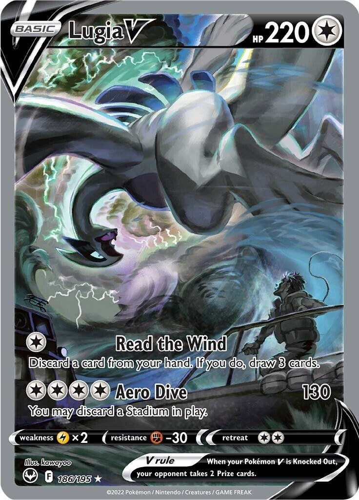 Image for Lugia V (Alternate Full Art) (186/195) (SWSH12) - Pokemon