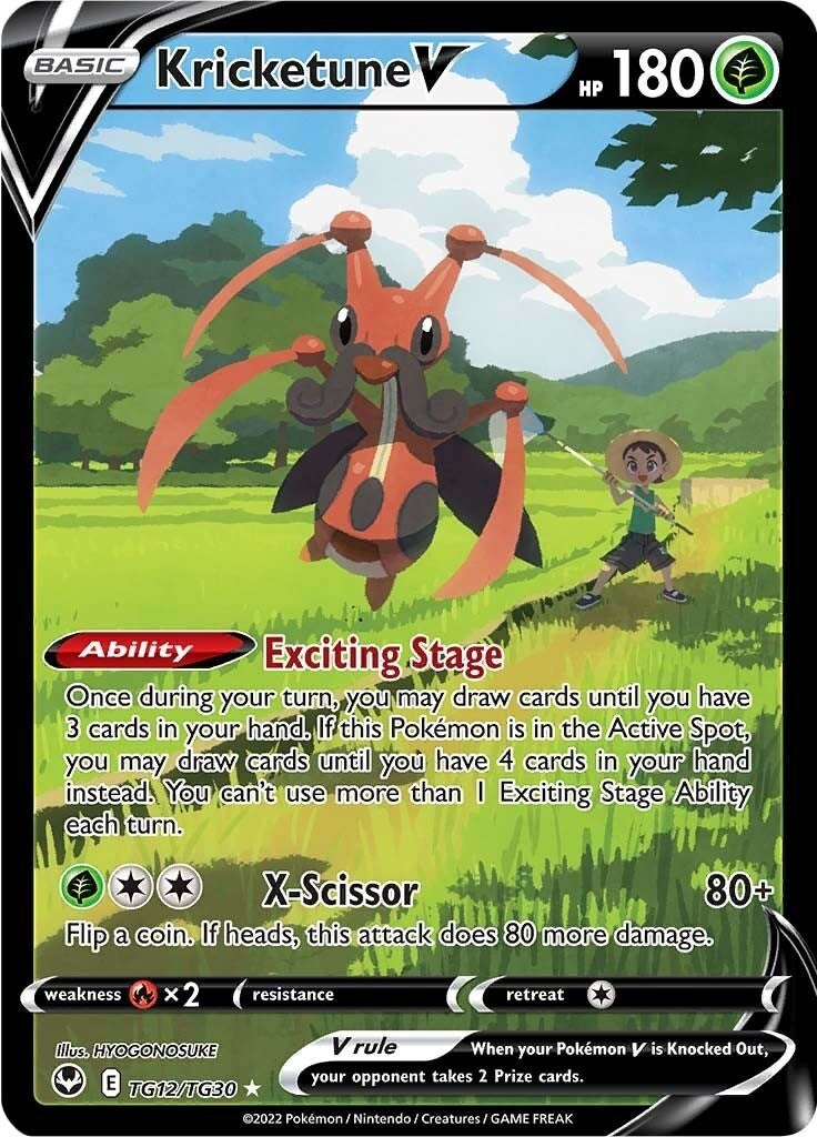 Image for Kricketune V (TG12/TG30) (SWSH12: TG) - Pokemon