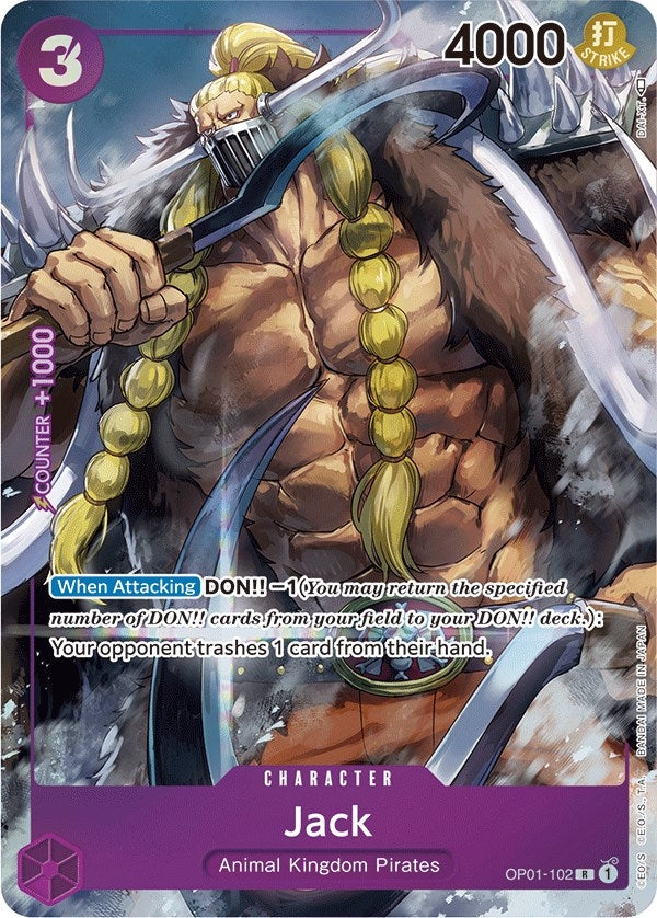 Image for Jack (Parallel) (OP01-102) - One Piece Card Game