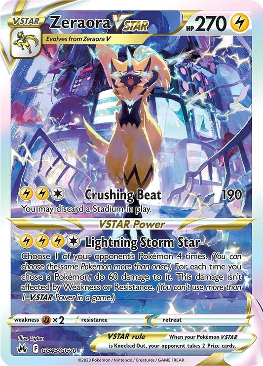 Image for Zeraora VSTAR (GG43/GG70) (CRZ:GG) - Pokemon