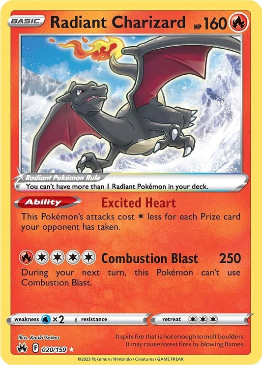 Image for Radiant Charizard (020/159) (CRZ) - Pokemon