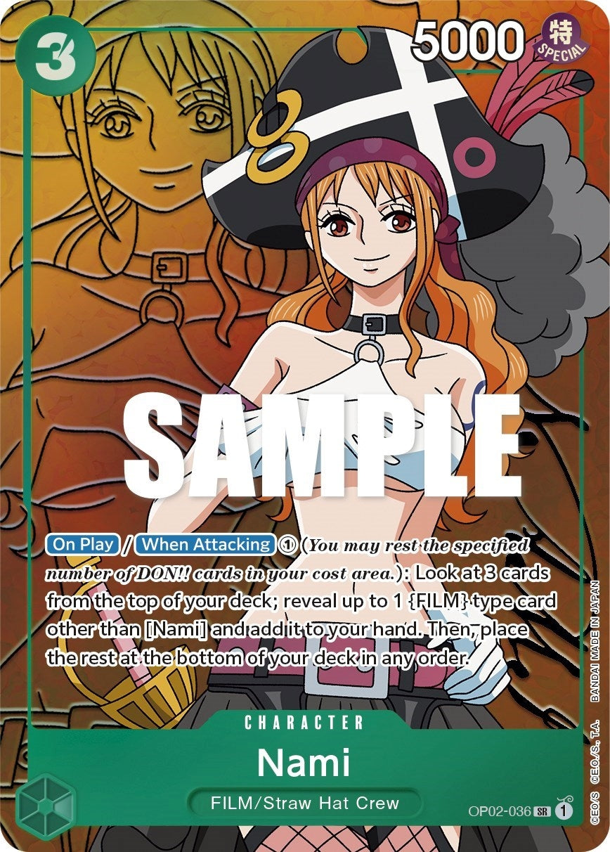 Image for Nami (Alternate Art) (OP02-036) - One Piece Card Game