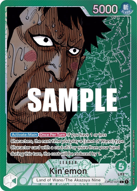 Image for Kin'emon (Alternate Art) (OP02-025) - One Piece Card Game
